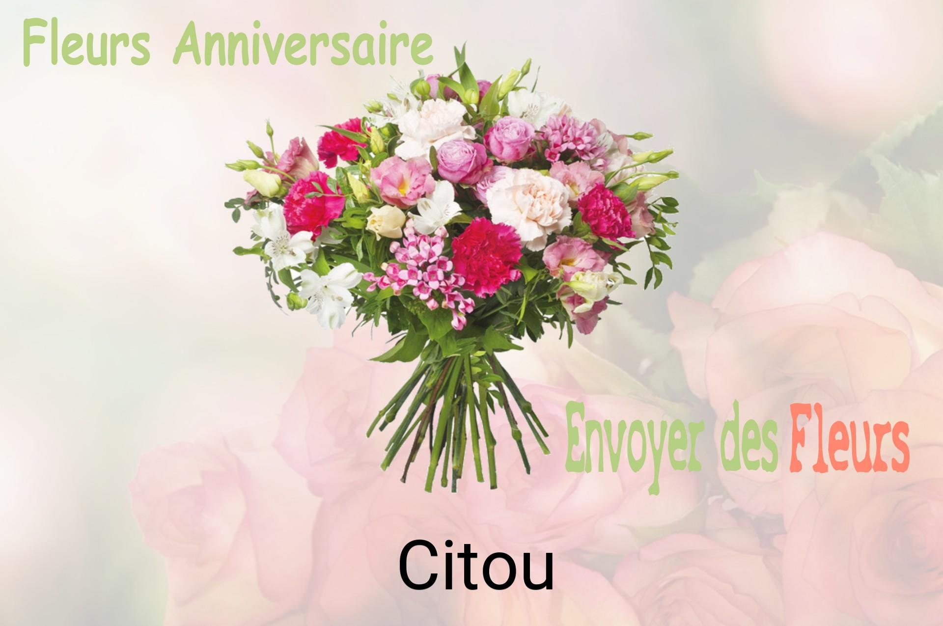Bouquet de fleurs d’anniversaire livré à Citou
